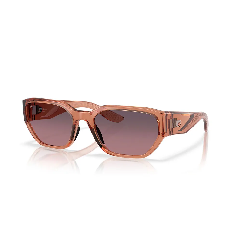 Купить Costa 06s9125-91250558 поляризованные солнцезащитные очки Clemente Translucent Pink Sands 20x10x10 Rose Gradient 580G/CAT3 7ft.ru в интернет магазине Семь Футов
