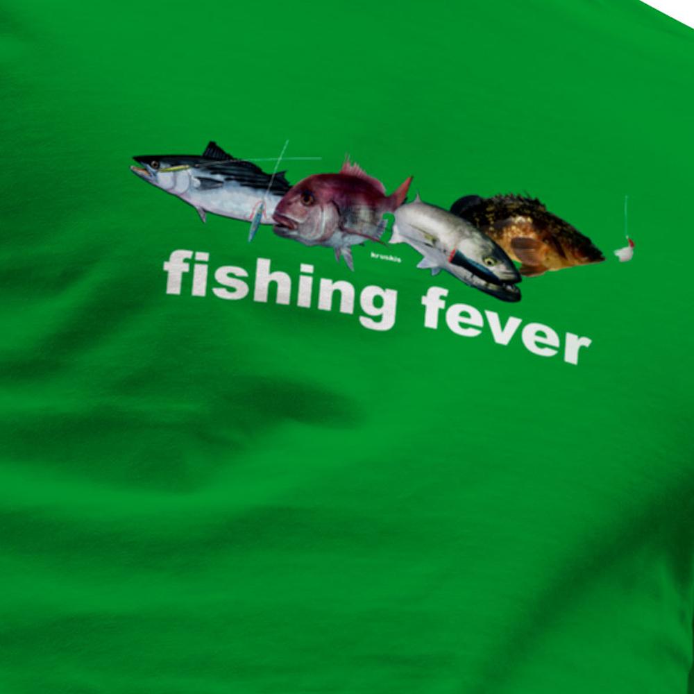 Купить Kruskis CA65500383K034 Футболка с коротким рукавом Fishing Fever Зеленый Green L 7ft.ru в интернет магазине Семь Футов