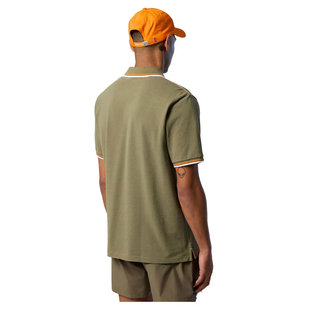 Купить North sails 692439-0421-XXL Поло с короткими рукавами Logo 692439 Коричневый Deep Green 2XL 7ft.ru в интернет магазине Семь Футов