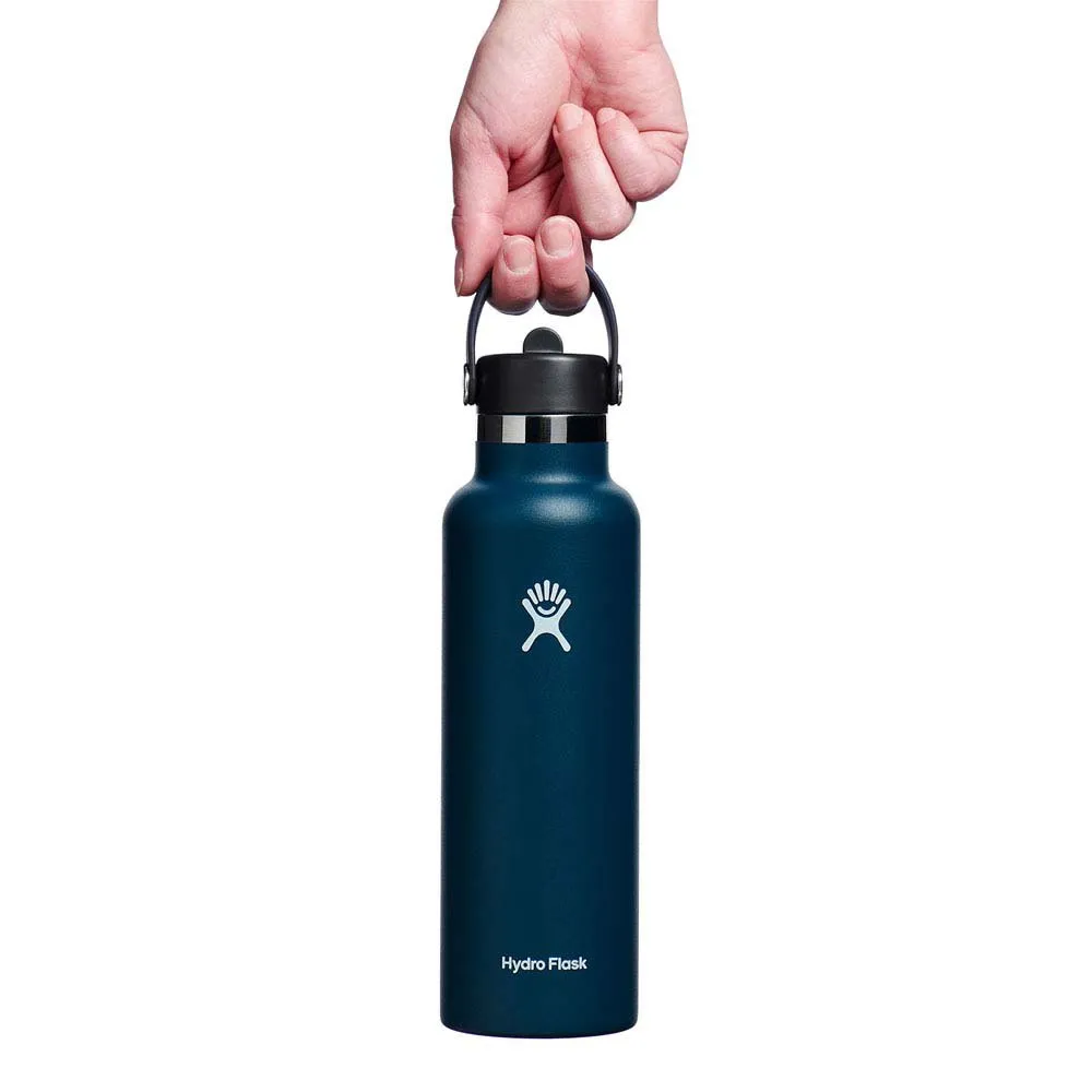 Купить Hydro flask S21FS464 622ml Стандарт гибкий Солома Крышка Термо Голубой Indigo 7ft.ru в интернет магазине Семь Футов