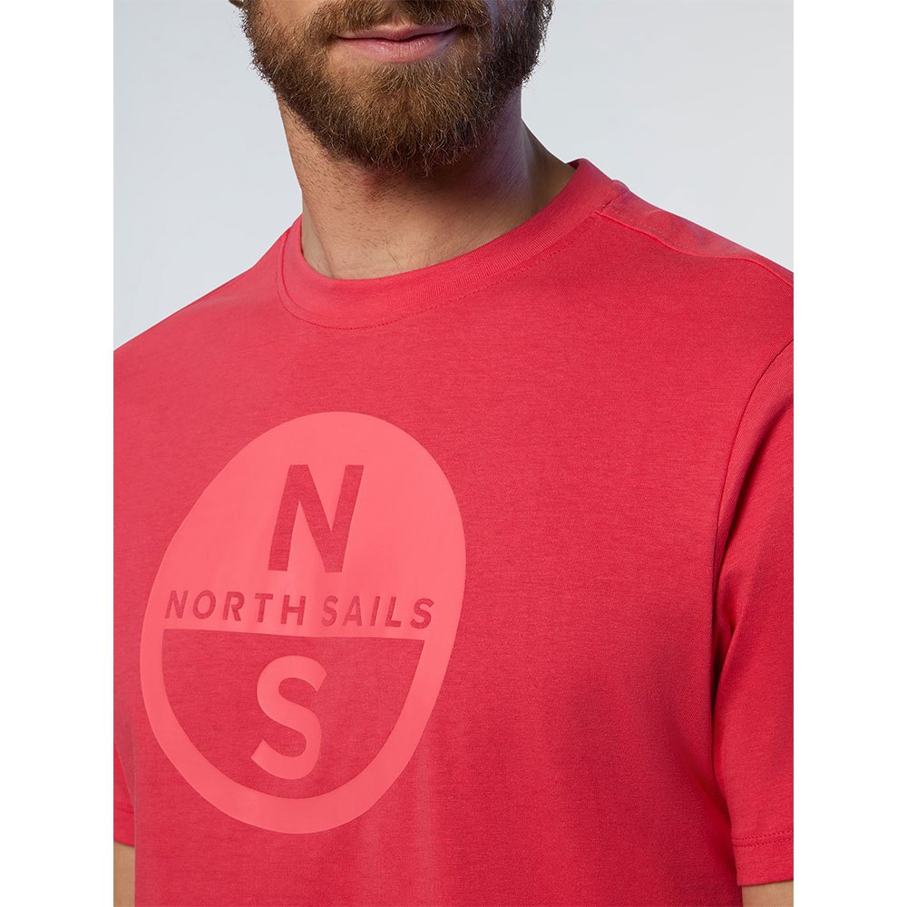 Купить North sails 692972-0178-XL Футболка с коротким рукавом Basic Красный Watermelon XL 7ft.ru в интернет магазине Семь Футов