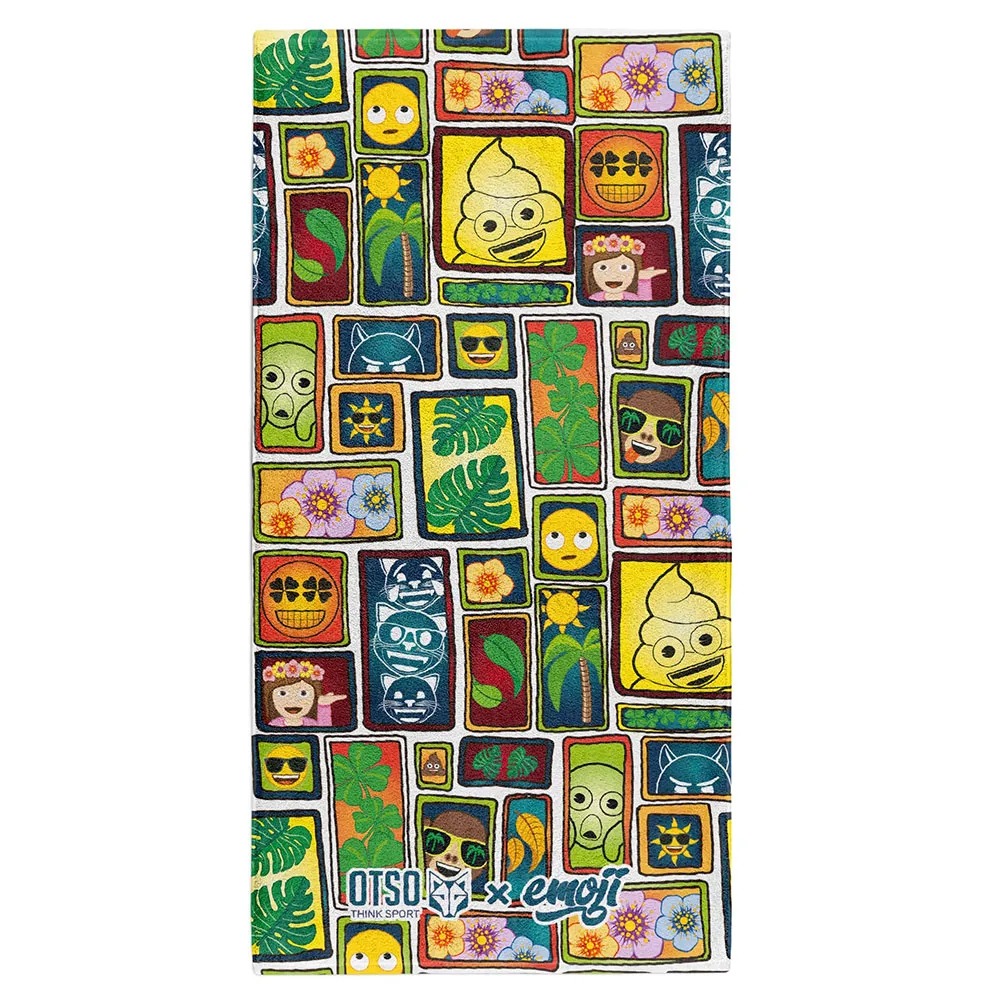 Купить Otso T15075-EMOJIPORTA-USZ Полотенце из микрофибры Emoji Portrait Multicolour 7ft.ru в интернет магазине Семь Футов