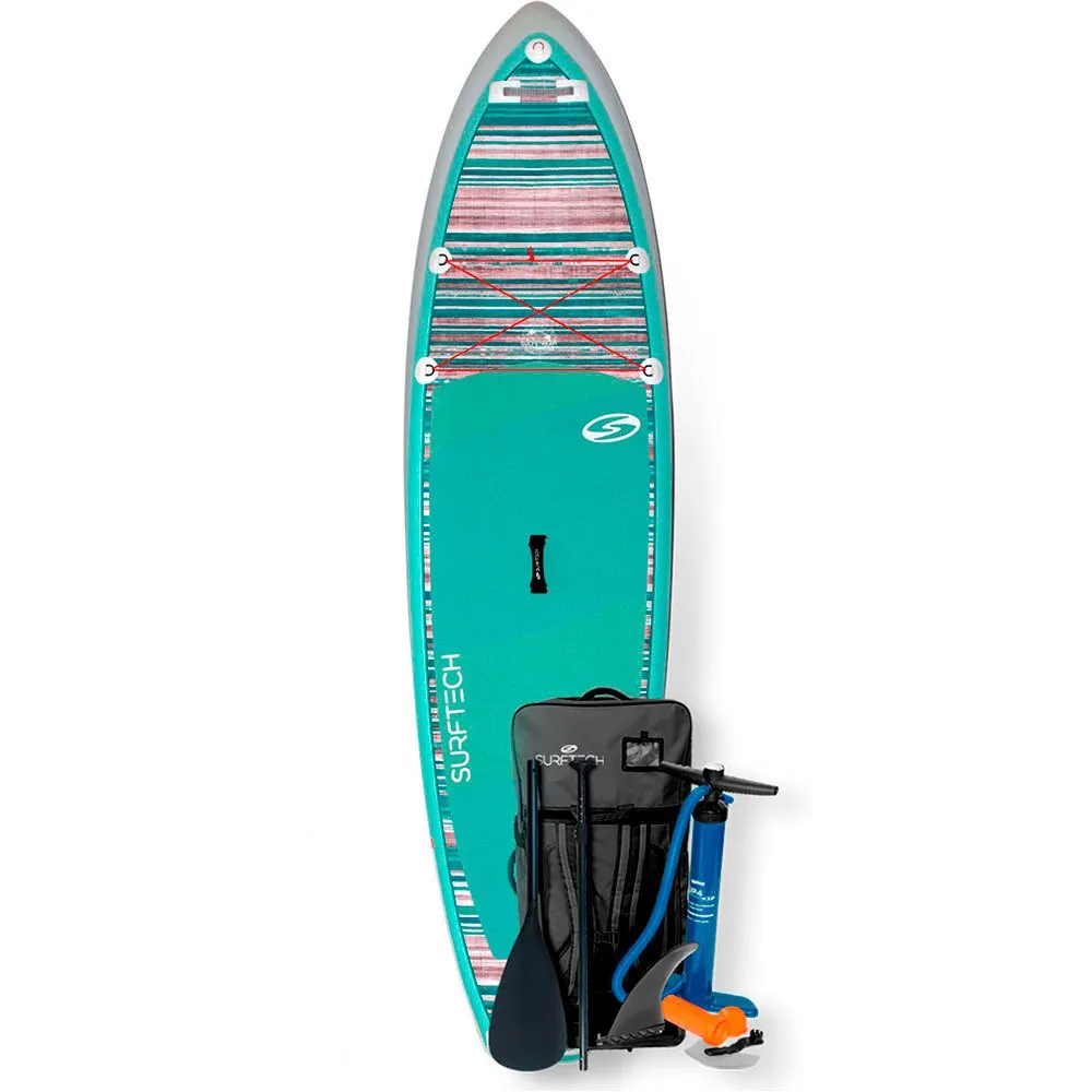 Купить Surftech sh-stat-gs1002-211 Надувная доска для падлбординга Gulfstream Blue / Multicolor 170x40x40 7ft.ru в интернет магазине Семь Футов