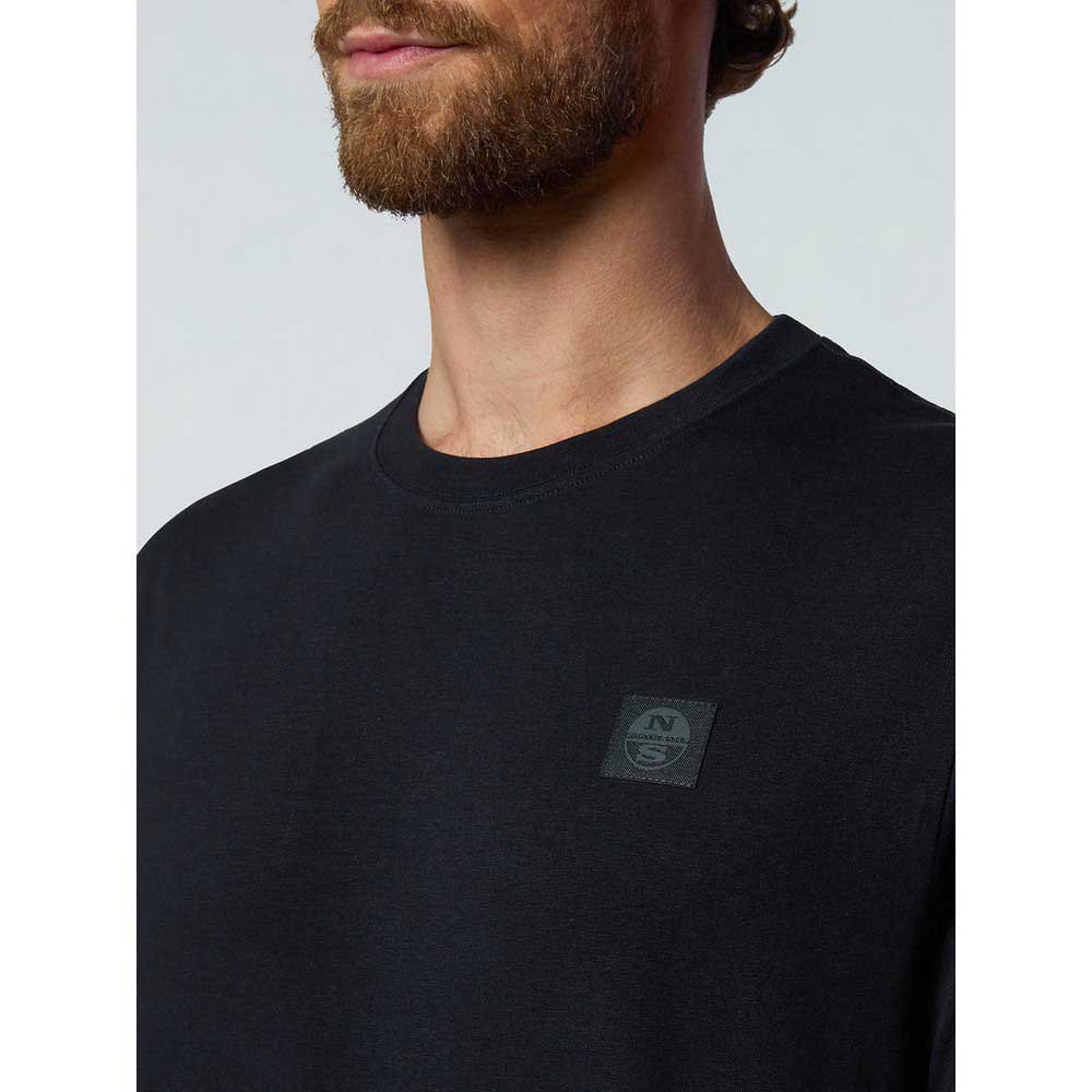 Купить North sails 692914-0999-XL Футболка с длинным рукавом Logo Patch Черный Black XL 7ft.ru в интернет магазине Семь Футов