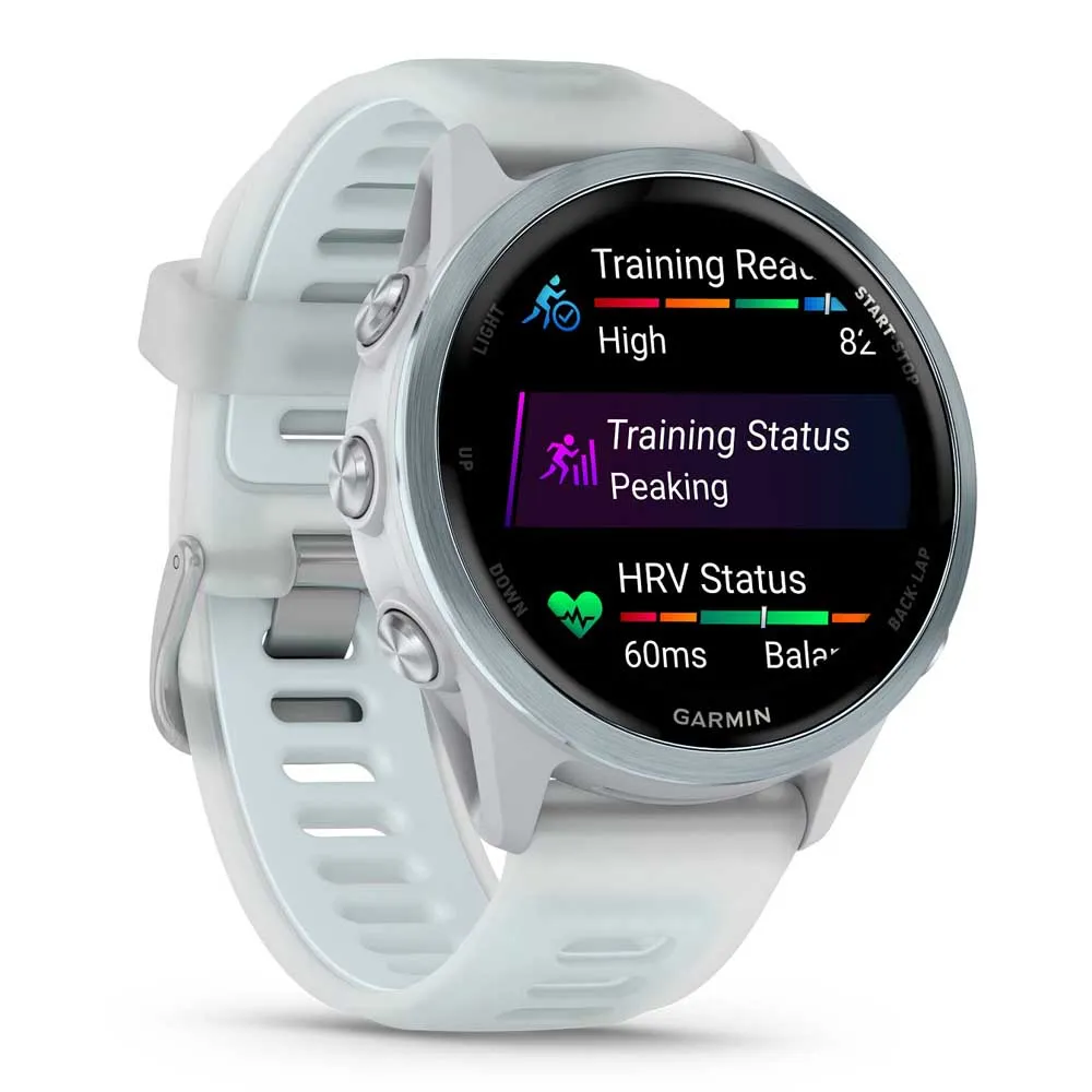 Купить Garmin 010-02970-01 Reloj Forerunner 570 42 mm Серебристый Cloud Blue Aluminum / Translucent Whitestone / Cloud Blue 7ft.ru в интернет магазине Семь Футов