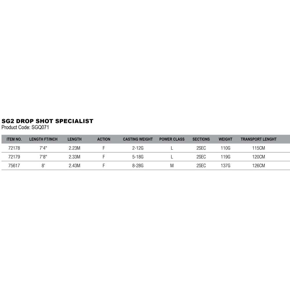 Купить Savage gear 72179 SG2 Drop Shot Specialist Спиннинговая Удочка  Grey 2.23 m 7ft.ru в интернет магазине Семь Футов