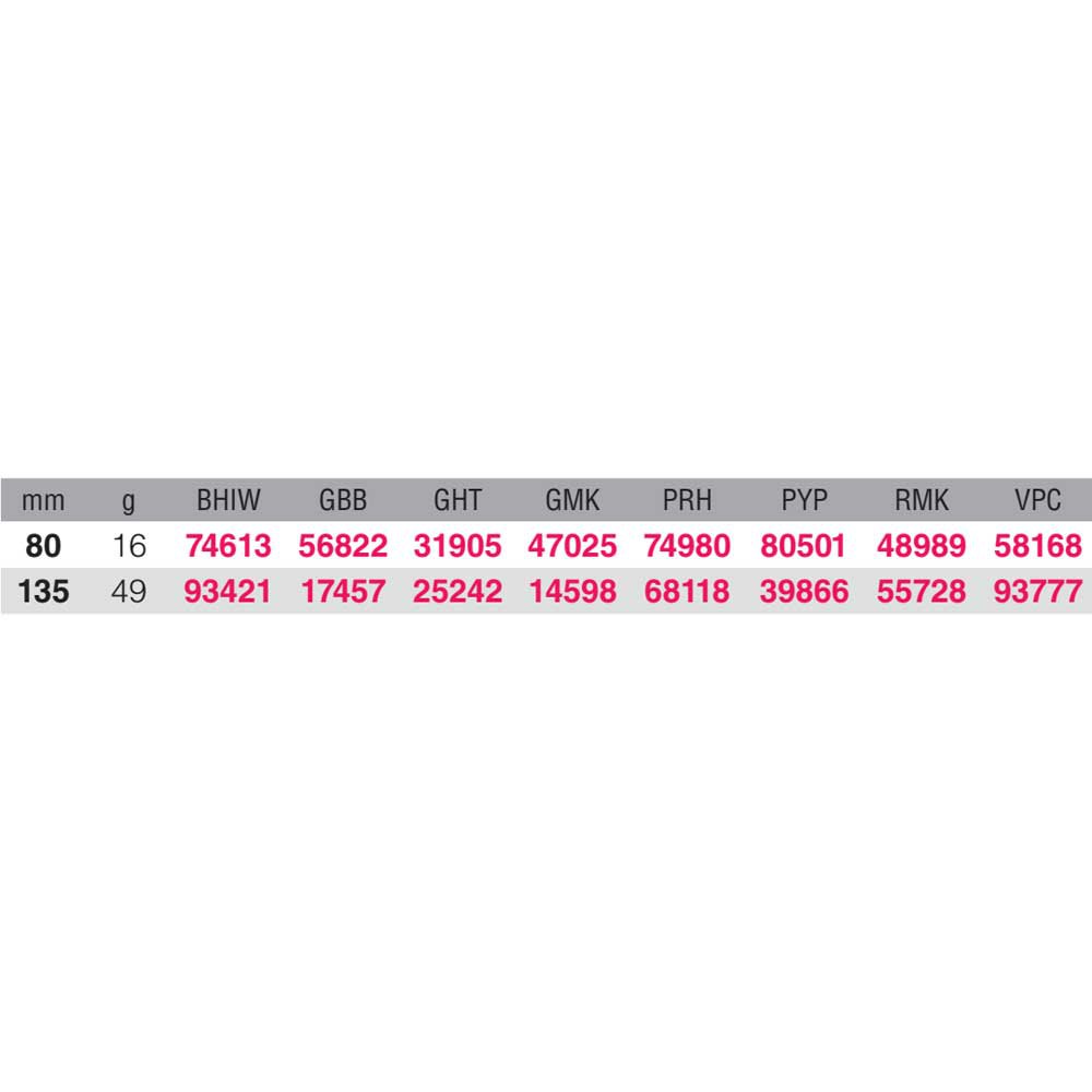 Купить Kali 47025-UNIT Tooster Поппер 80 mm 16g  GMK 7ft.ru в интернет магазине Семь Футов