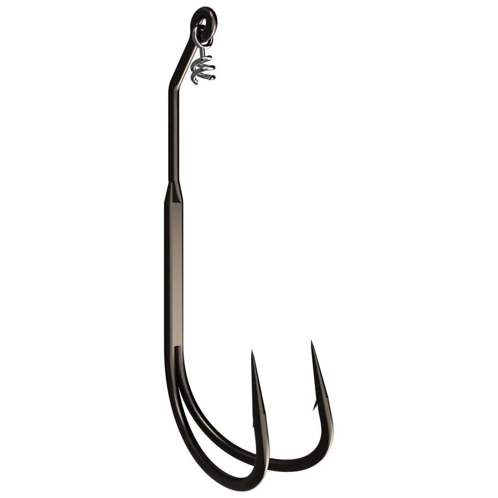 Купить Mustad 78124AP-BN-4/0-2A Двойной Крючок Frog 2X Strong Серебристый Black Nickel 4/0 7ft.ru в интернет магазине Семь Футов