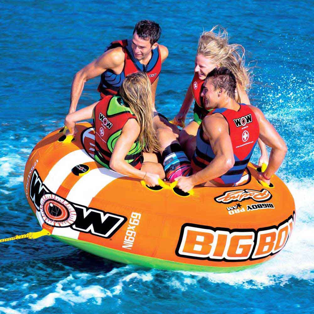 Купить Wow stuff 742-151130 Big Boy Racing Буксируемый Оранжевый Orange 7ft.ru в интернет магазине Семь Футов