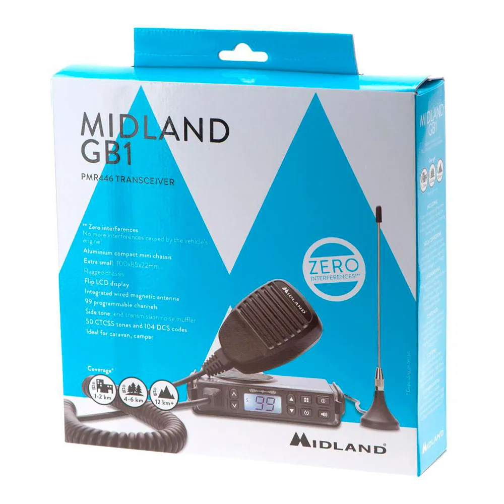 Купить Midland 12157800000 рация GB1-R Black 30x20x10 7ft.ru в интернет магазине Семь Футов