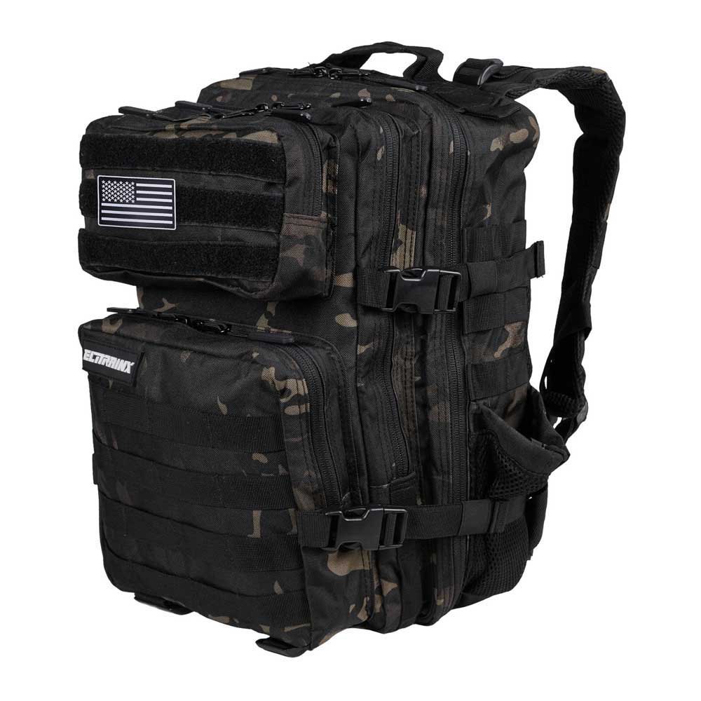 Купить Elitex training X001NNA9ED 25L Тактический рюкзак Черный Black Camouflage 7ft.ru в интернет магазине Семь Футов