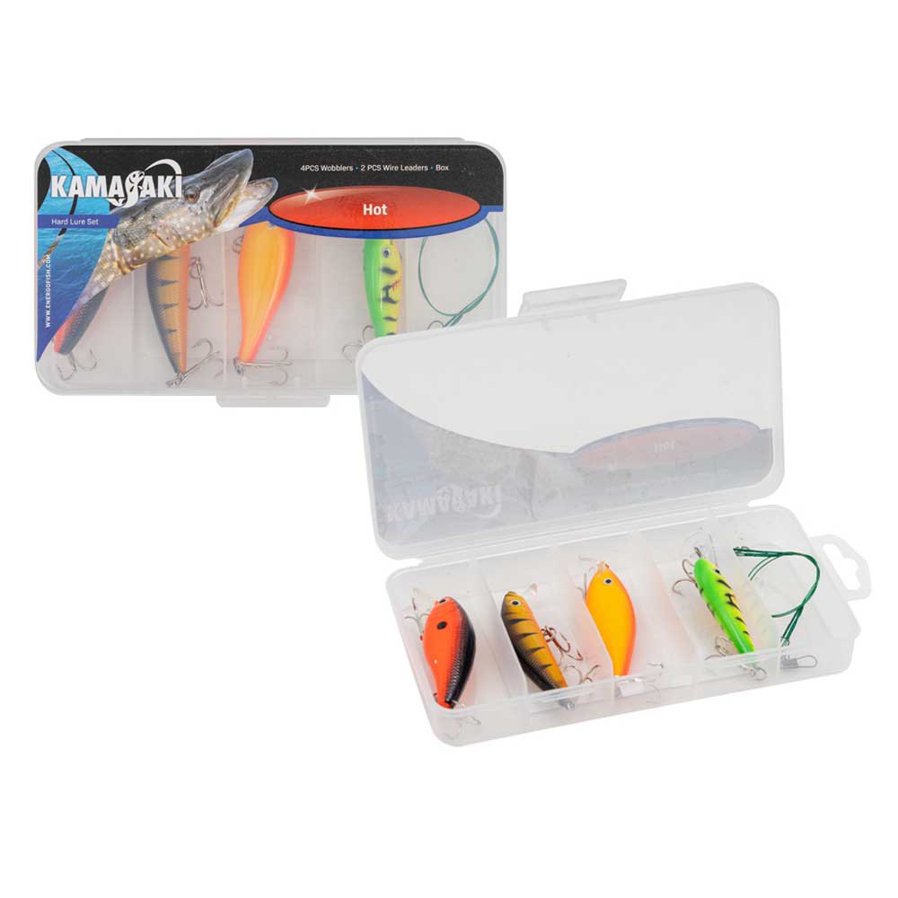 Купить Kamasaki 83011203 Hot Wobbler Комплект Минноу  Multicolour 7ft.ru в интернет магазине Семь Футов
