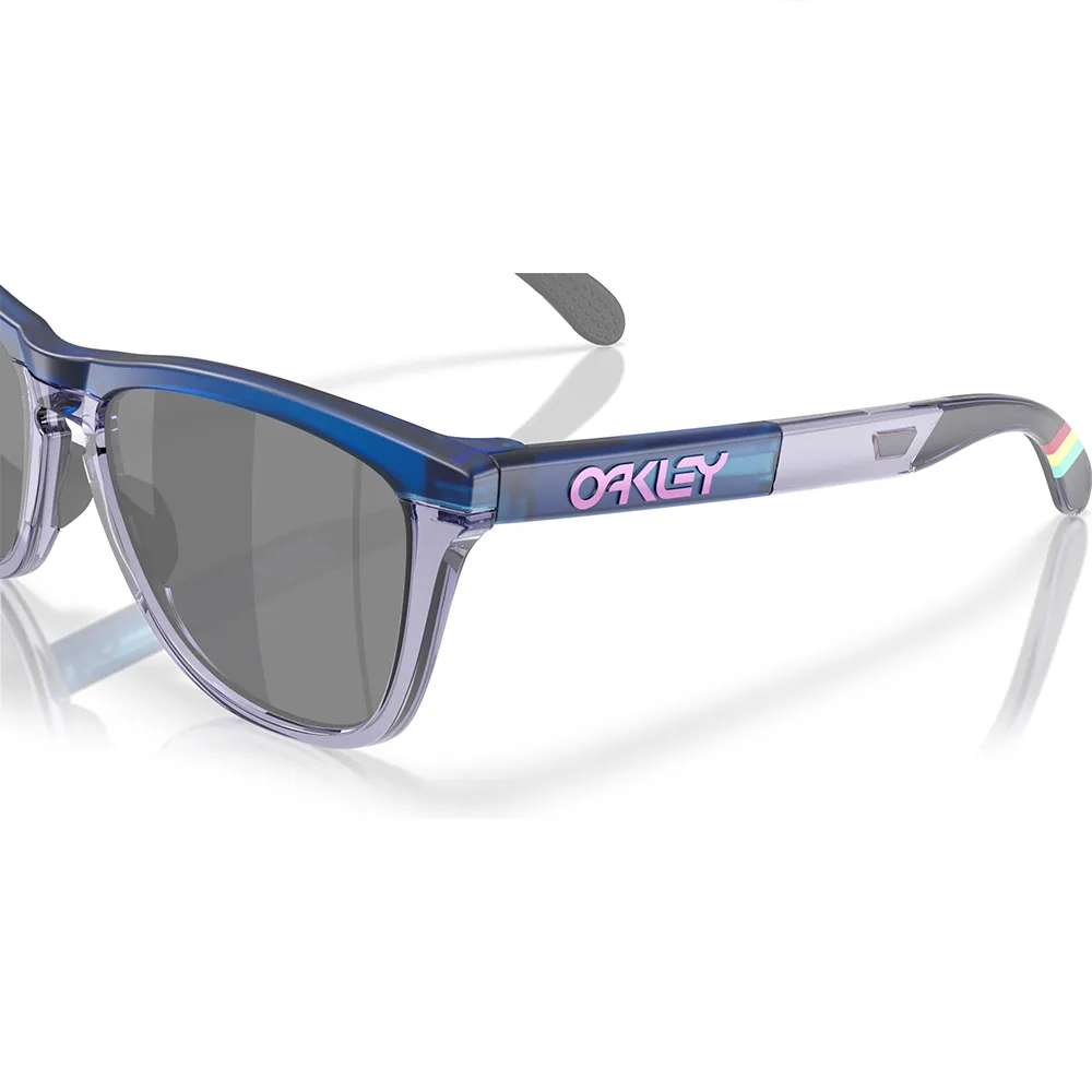 Купить Oakley OO9284-1655-55 Солнцезащитные очки Frogskins range Бесцветный Matte Trans Blue Prizm Black/CAT3 7ft.ru в интернет магазине Семь Футов