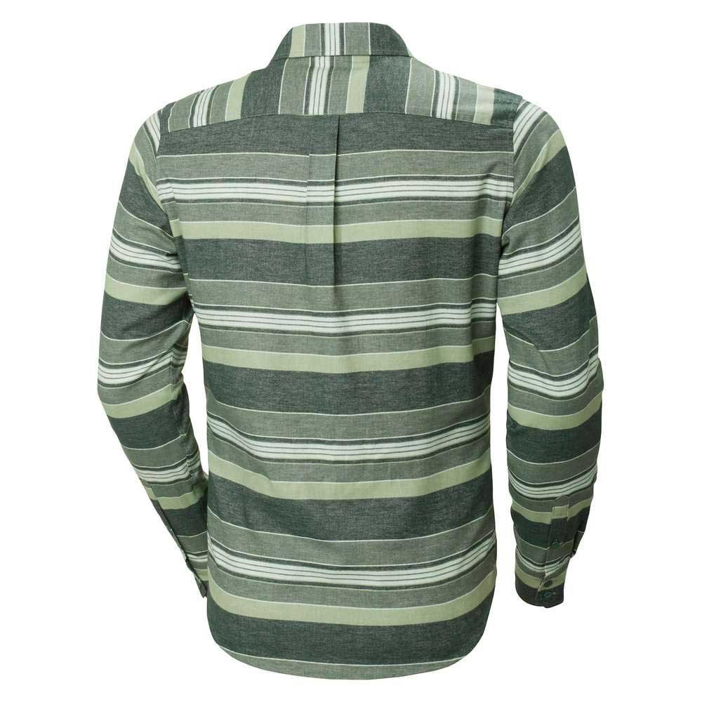 Купить Helly hansen 62731_476-M Футболка Lokka Organic Flannel Зеленый Spruce Stripe M 7ft.ru в интернет магазине Семь Футов