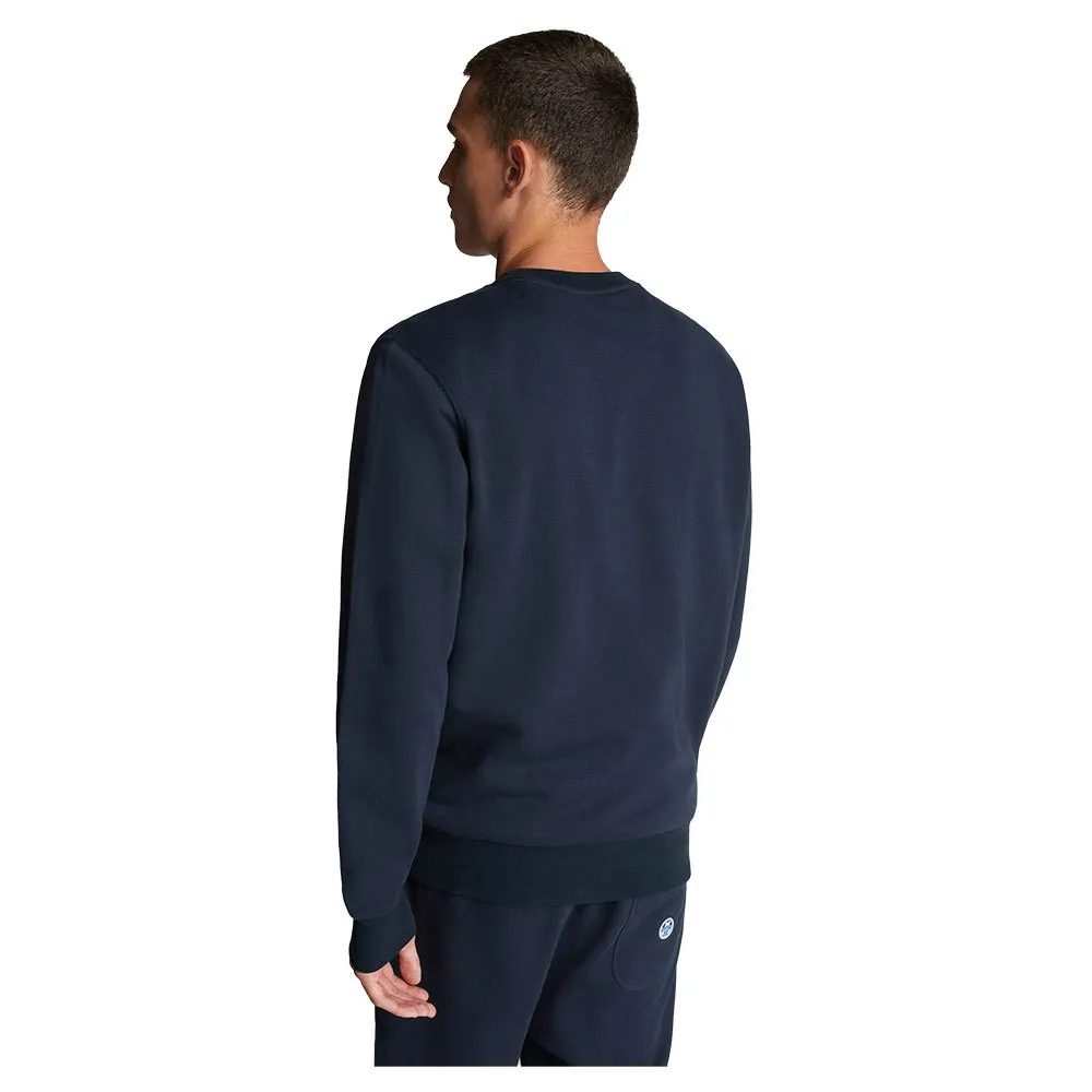 Купить North sails 691622-0802-S Толстовка Organic Fleece Голубой Navy Blue S 7ft.ru в интернет магазине Семь Футов