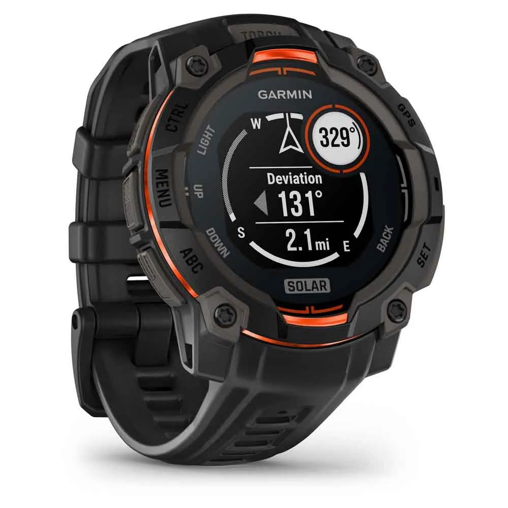 Купить Garmin 010-02934-00 Часы Instinct 3 45 mm Solar  Black / Black 7ft.ru в интернет магазине Семь Футов