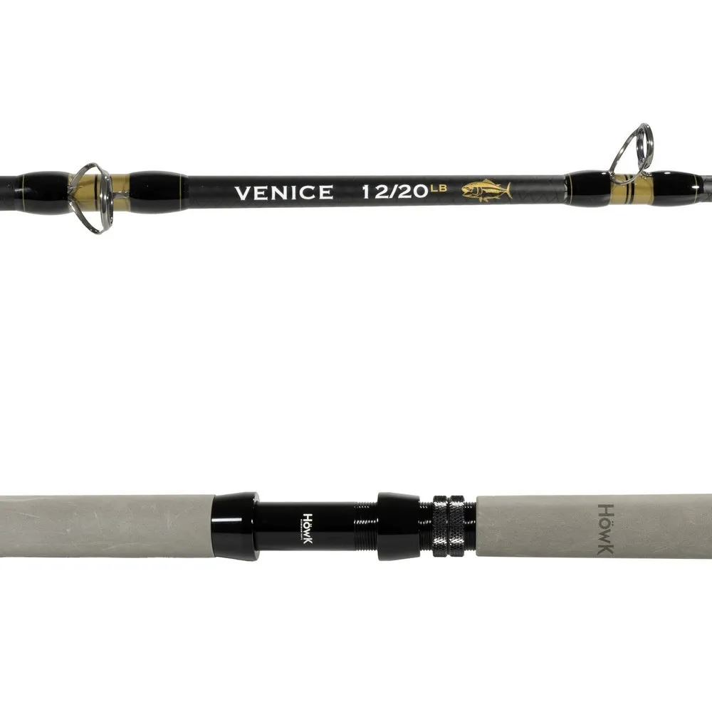 Купить Höwk HKV8-16 Удилище для троллинга Venice Серебристый Black 1.90 m 7ft.ru в интернет магазине Семь Футов