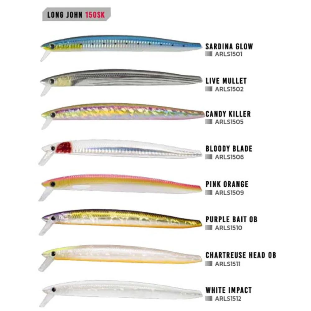 Купить Herakles ARLS1502 Minnow Long John Sinking 20g 150 mm  Live Mullet 7ft.ru в интернет магазине Семь Футов