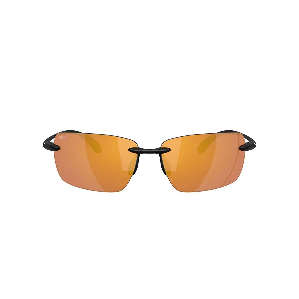 Купить Costa 06s9074-66-907405 поляризованные солнцезащитные очки Gulf shore Matte Black 20x10x10 Gold Mirror 580P/CAT3 7ft.ru в интернет магазине Семь Футов