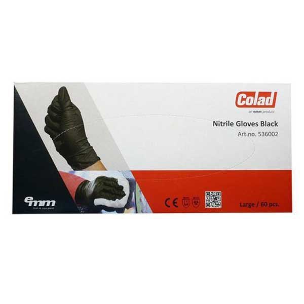 Купить Colad EMM536006 Нитриловая перчатка 60 единицы  Black 2XL 7ft.ru в интернет магазине Семь Футов