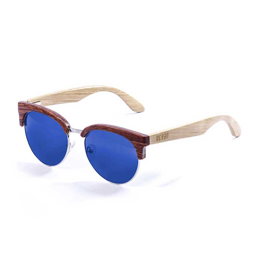 Купить Ocean sunglasses 67001.3 поляризованные солнцезащитные очки Medano Wood Brown / Blue 7ft.ru в интернет магазине Семь Футов