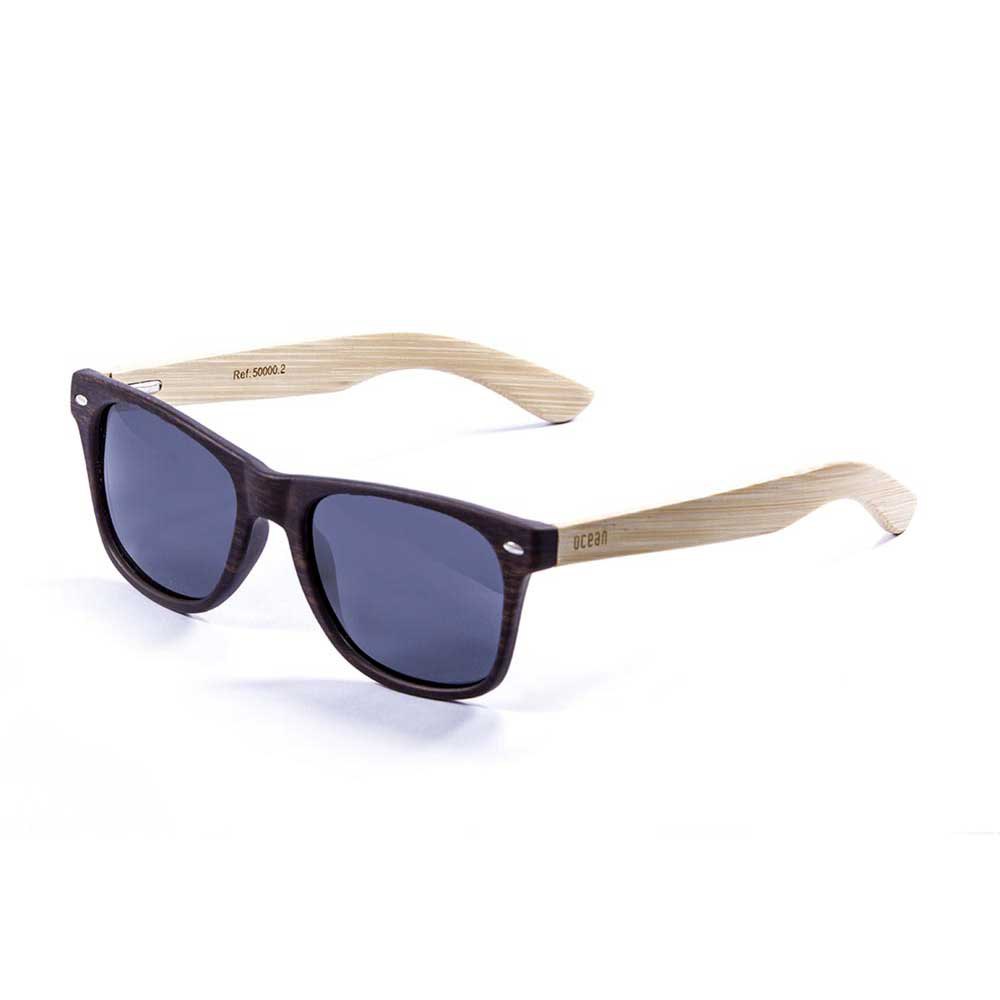 Купить Ocean sunglasses 50000.2 Деревянные поляризованные солнцезащитные очки Beach Brown Dark / Smoke 7ft.ru в интернет магазине Семь Футов