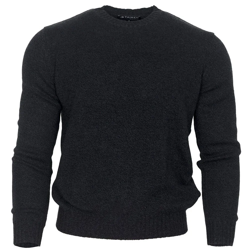 Купить Taimen 10075208 Толстовка с капюшоном Cashmere Knit Dark Grey XL 7ft.ru в интернет магазине Семь Футов