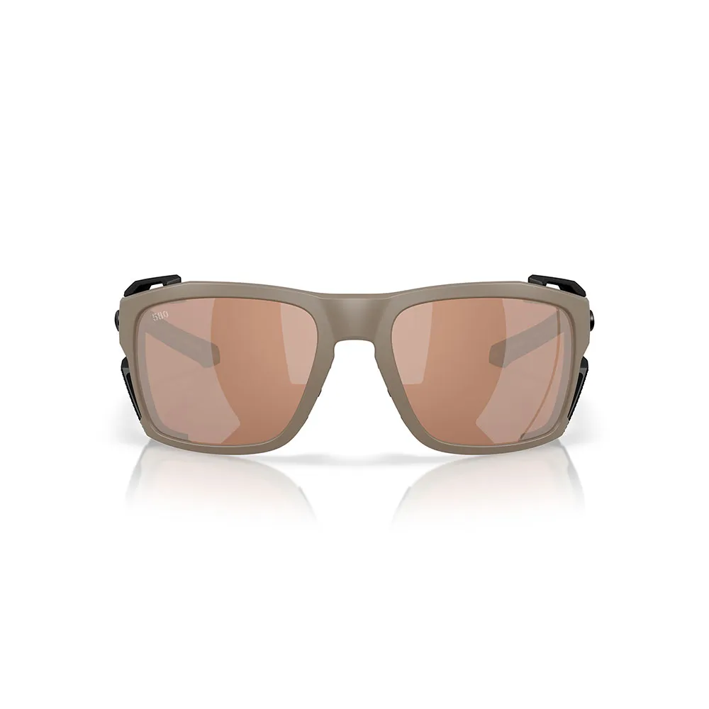 Купить Costa 06s9111-91110960 поляризованные солнцезащитные очки King tide 8 Matte Sand 20x10x10 Copper Silver Mirror 580G/CAT3 7ft.ru в интернет магазине Семь Футов