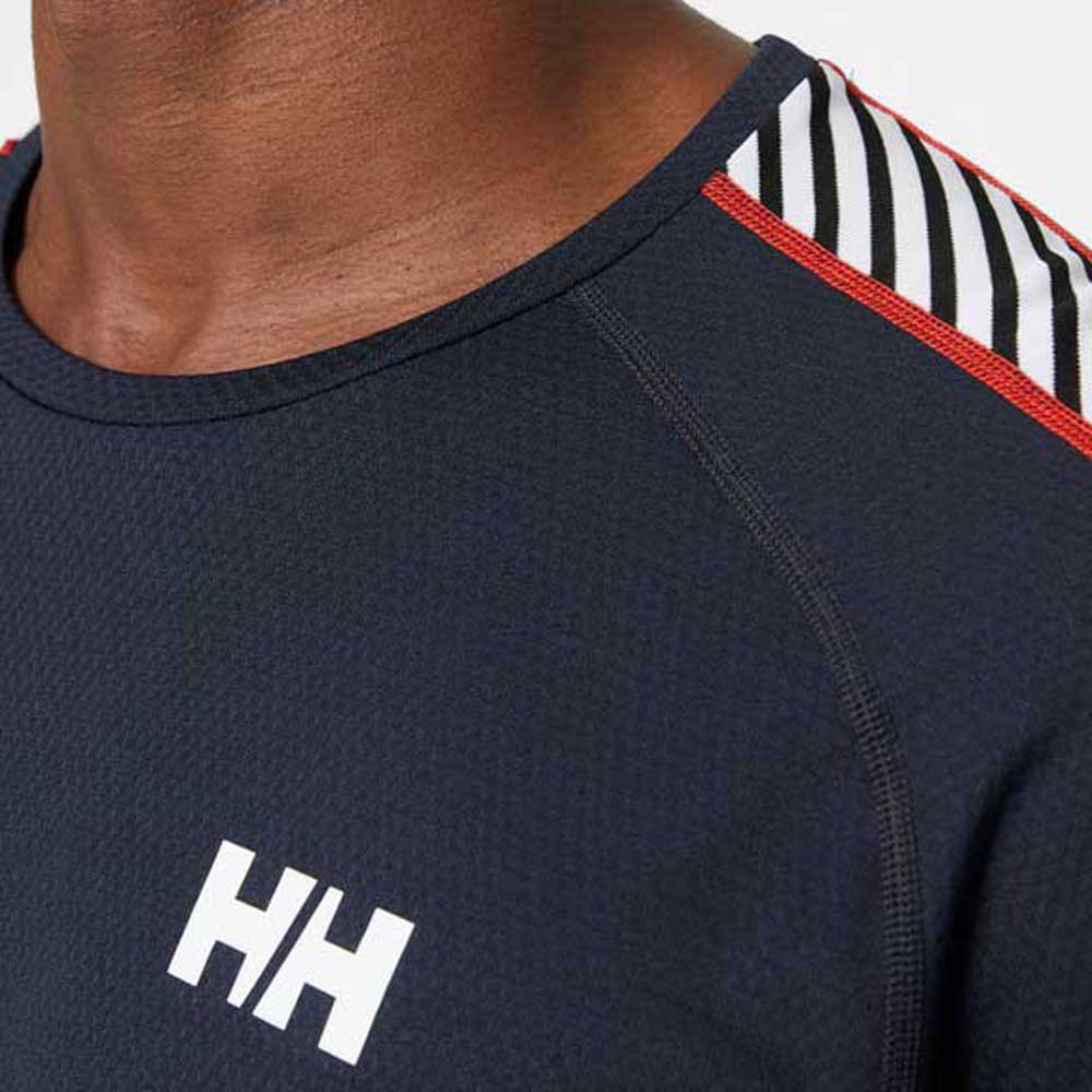 Купить Helly hansen 49412_597-2XL Базовый слой с длинным рукавом Lifa Active Stripe Crew Черный Navy 2XL 7ft.ru в интернет магазине Семь Футов