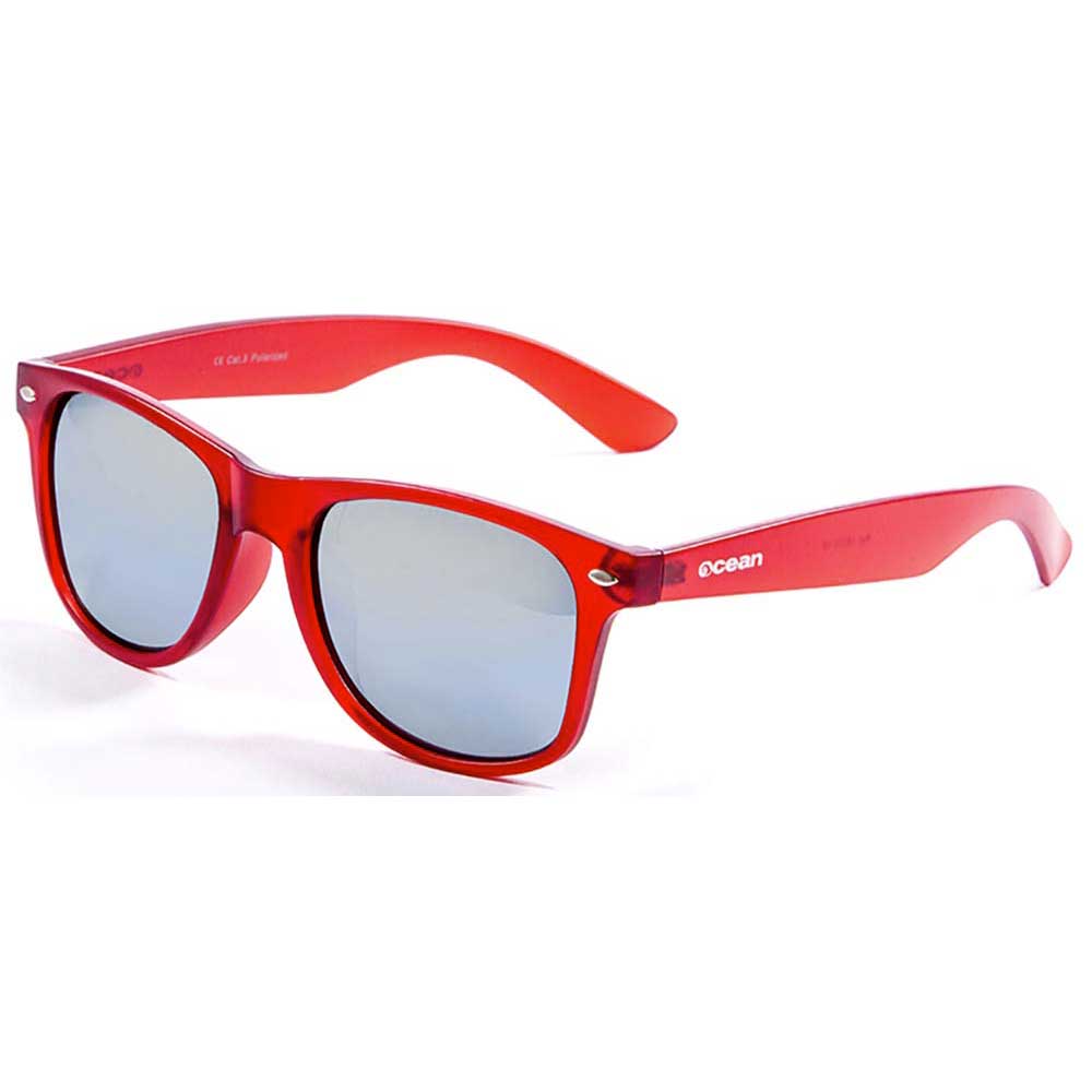 Купить Ocean sunglasses 18202.15 поляризованные солнцезащитные очки Beach Transparent Red Frosted 7ft.ru в интернет магазине Семь Футов