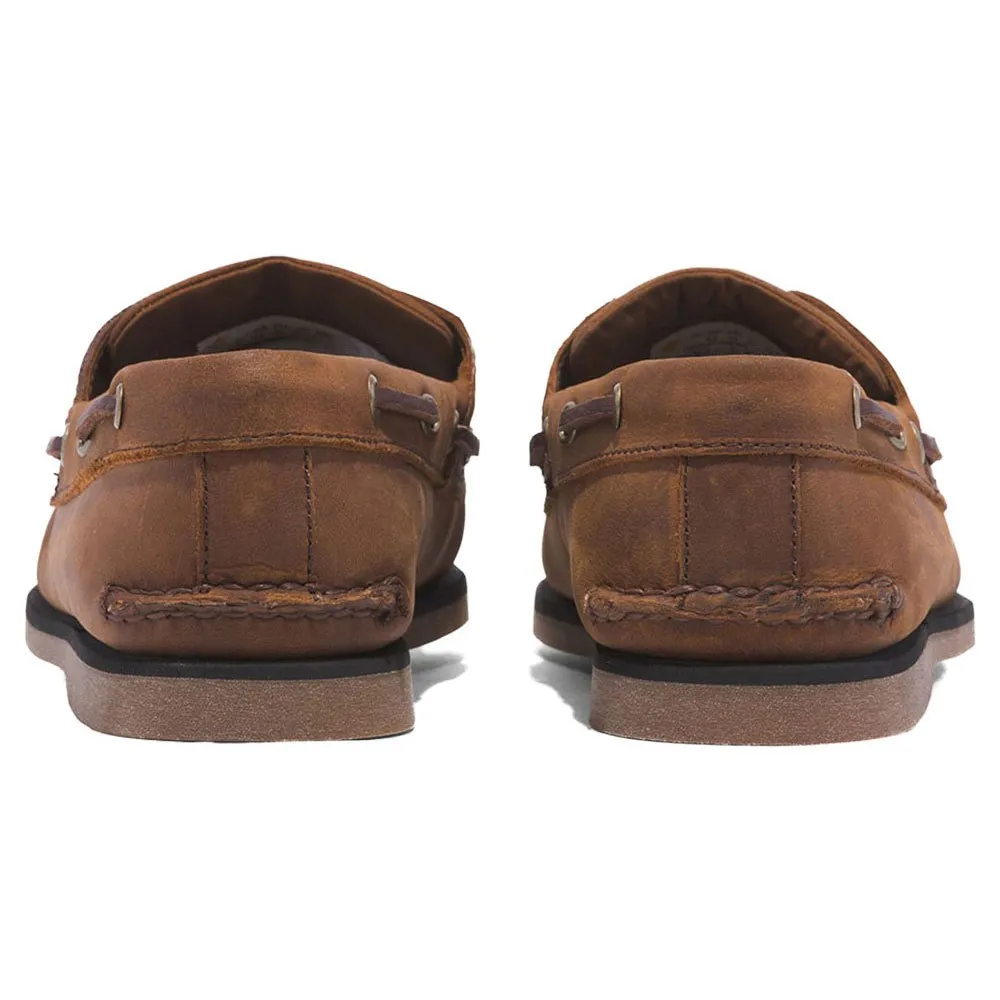 Купить Timberland tb0a2fzxem41w-060 Палубные туфли Classic Mid Brn / Full Grain 35x25x15 EU 39 7ft.ru в интернет магазине Семь Футов