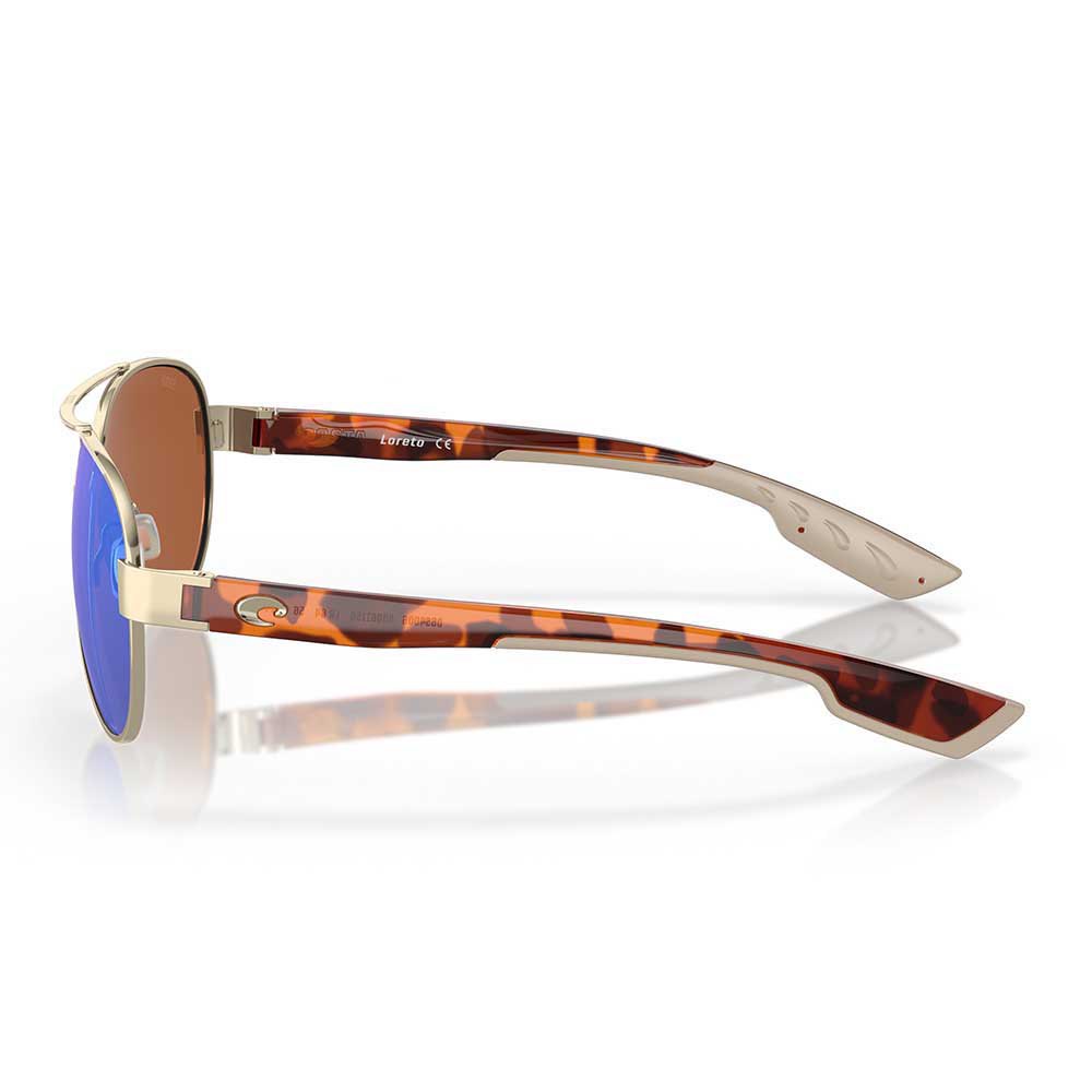 Купить Costa 06S4006-40061156 Зеркальные поляризованные солнцезащитные очки Loreto Rose Gold Green Mirror 580P/CAT2 7ft.ru в интернет магазине Семь Футов