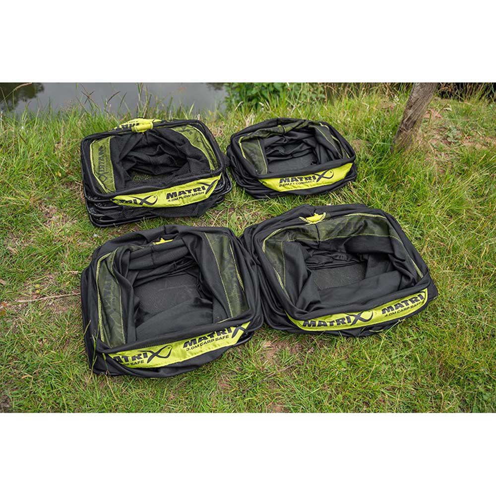 Купить Matrix fishing GLN076 Carp Safe Keepnet  Black / Lime 7ft.ru в интернет магазине Семь Футов