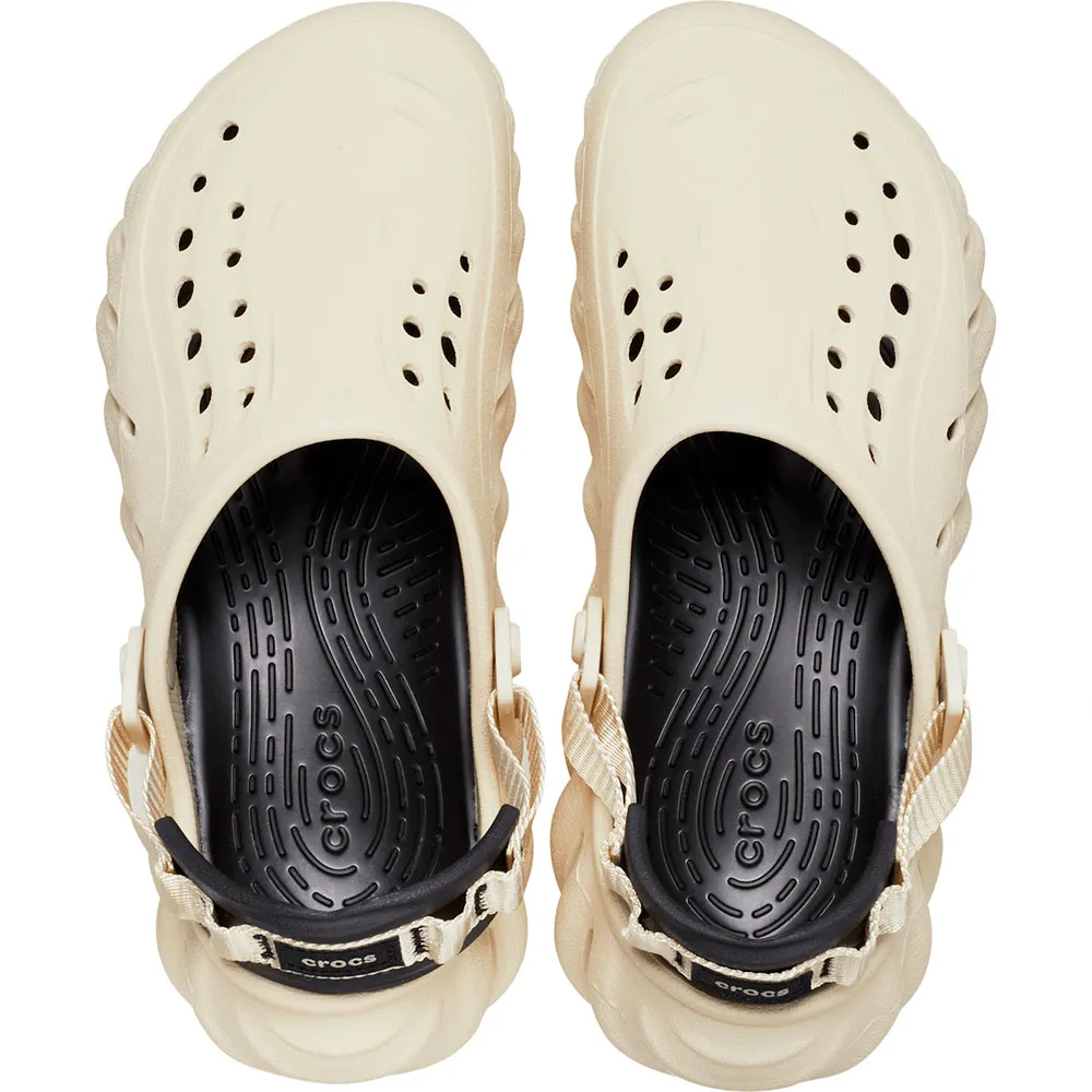 Купить Crocs 207937-2yj-m9/w11 Деревянные башмаки Echo Bone / Black 35x25x15 EU 42 7ft.ru в интернет магазине Семь Футов
