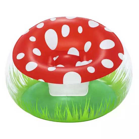 Купить Bestway 75123 младший воздушный стул Mighty Mushroom 112x112x66 cm Красный Multicolour 112x112x66 cm 7ft.ru в интернет магазине Семь Футов