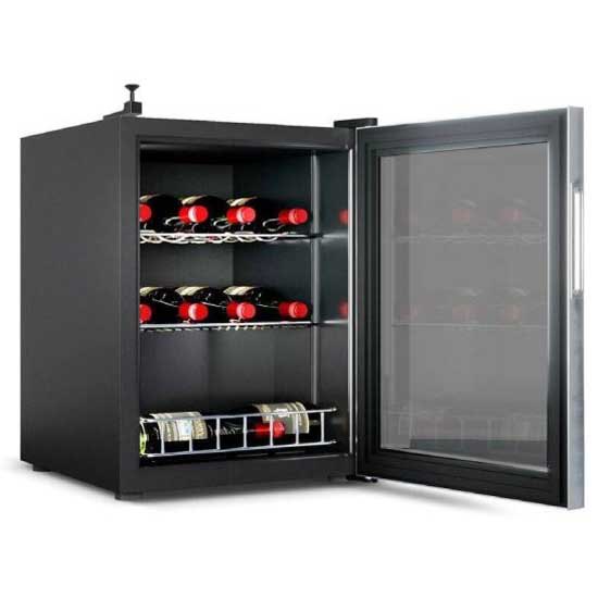 Купить Vitrifrigo 443807 DCW 46L Холодильник Для Вина  Black / Grey 52 x 43 x 47 cm 7ft.ru в интернет магазине Семь Футов