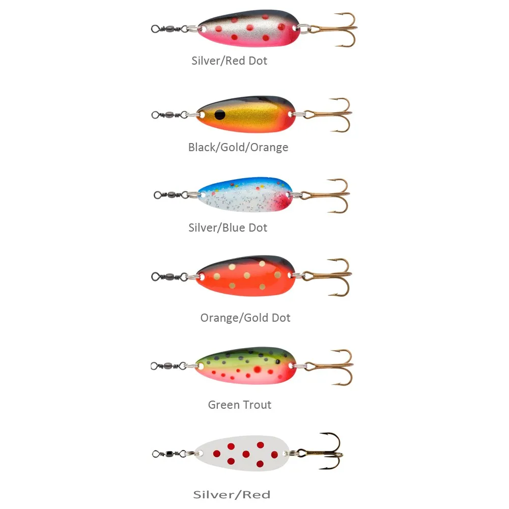 Купить Abu garcia 1204190 Ложка-приманка Jazz 10g  Silver / Blue Dot 7ft.ru в интернет магазине Семь Футов