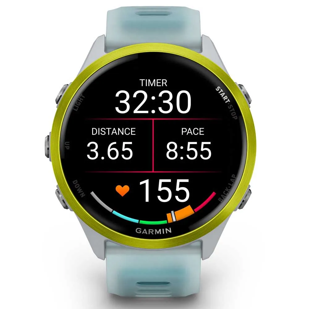 Купить Garmin 010-02971-01 Reloj Forerunner 570 47 mm Голубой  Amp Yellow Aluminum / Translucent Whitestone / Turquoise 7ft.ru в интернет магазине Семь Футов