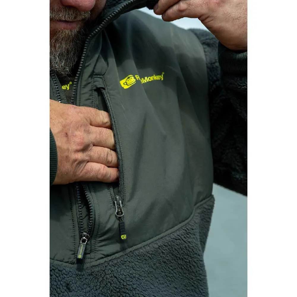Купить Ridgemonkey RMC-TPSF-GS Флис APEarel ThermaPro Sherpa  Green S 7ft.ru в интернет магазине Семь Футов