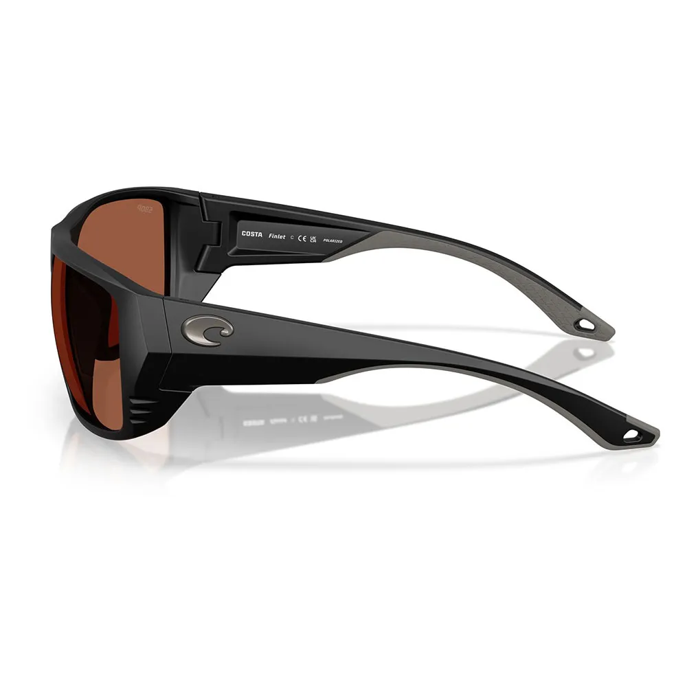 Купить Costa 06S9118-91180659 поляризованные солнцезащитные очки Finlet Matte Black 02 Copper 580P/CAT3 7ft.ru в интернет магазине Семь Футов