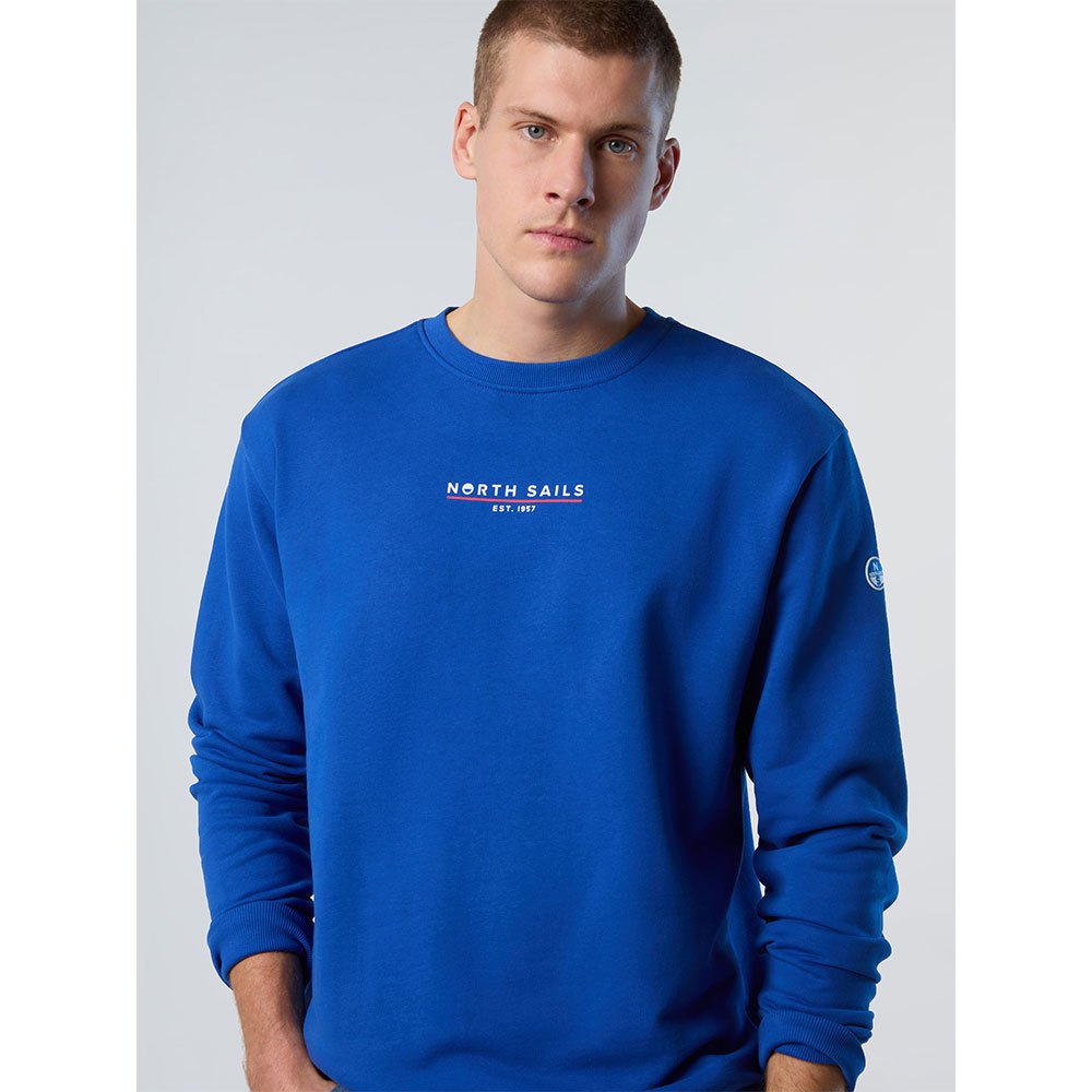 Купить North sails 691226-0831-L Свитер Свитер Basic Comfort Fit Голубой Surf Blue L 7ft.ru в интернет магазине Семь Футов