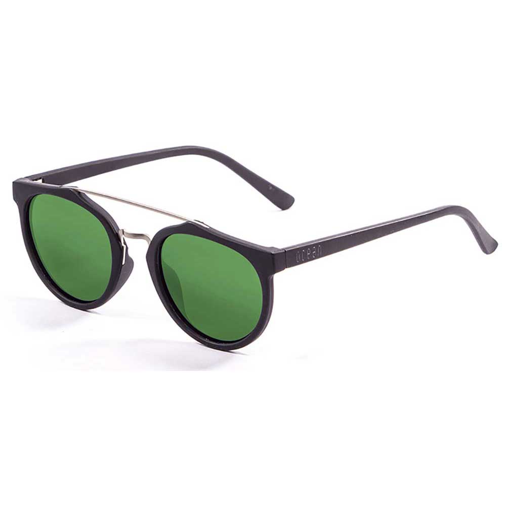 Купить Ocean sunglasses 73003.0 поляризованные солнцезащитные очки Classic I Matte Black / Green 7ft.ru в интернет магазине Семь Футов