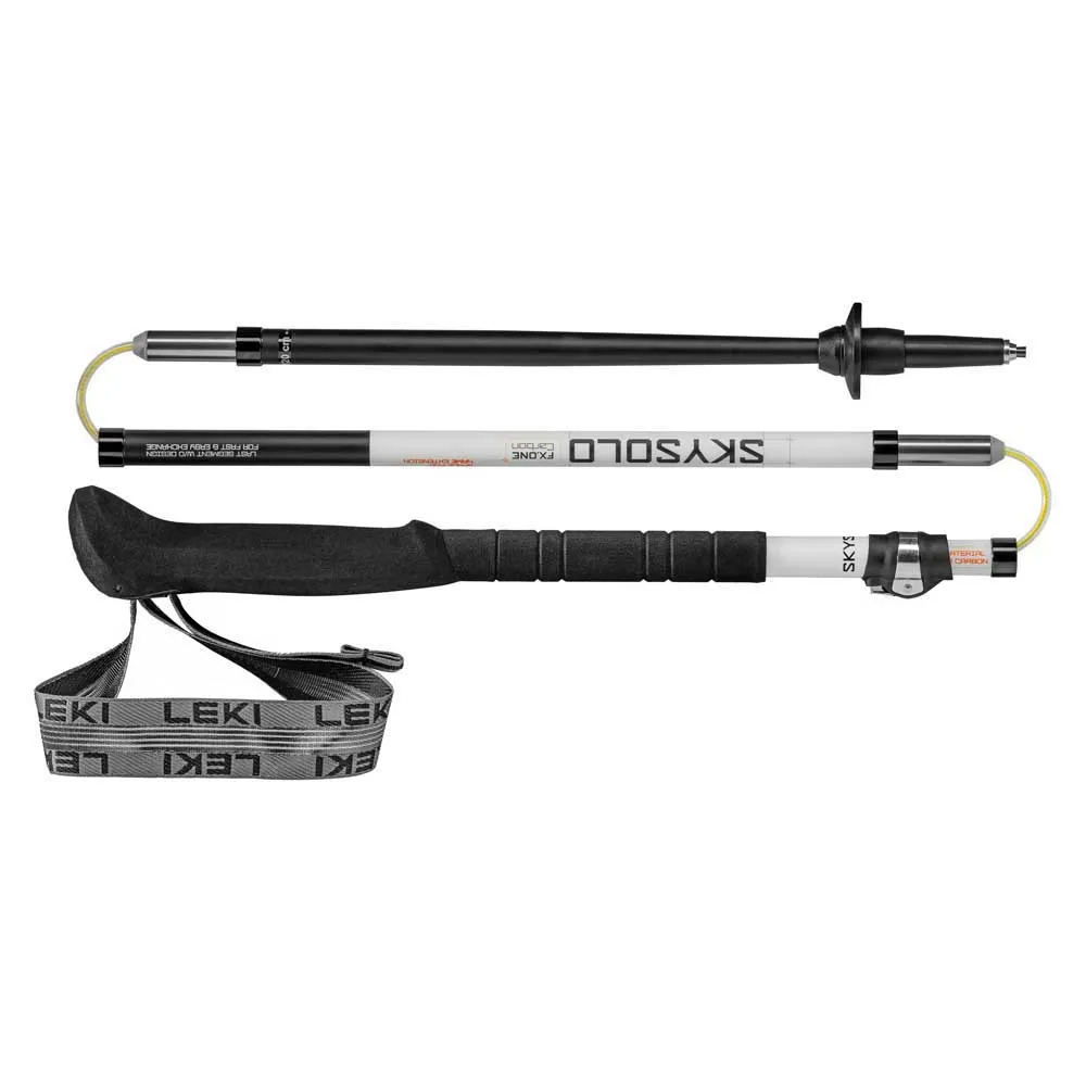 Купить Leki 65520731-125 трости Skysolo FX.One Carbon  White / Black / Orange 125 cm 7ft.ru в интернет магазине Семь Футов