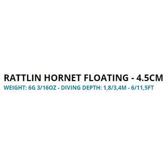 Купить Salmo QRH006 Rattlin Hornet 45 Mm 6g Многоцветный  Ultraviolet Orange 7ft.ru в интернет магазине Семь Футов