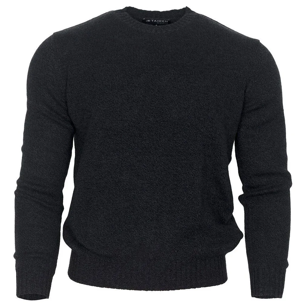 Купить Taimen 10075208 Толстовка с капюшоном Cashmere Knit Dark Grey XL 7ft.ru в интернет магазине Семь Футов