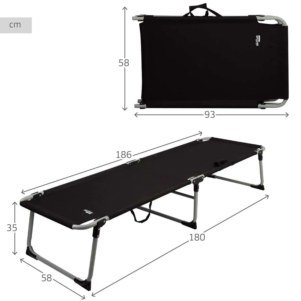 Купить Aktive 63059 складная кровать  Black 7ft.ru в интернет магазине Семь Футов