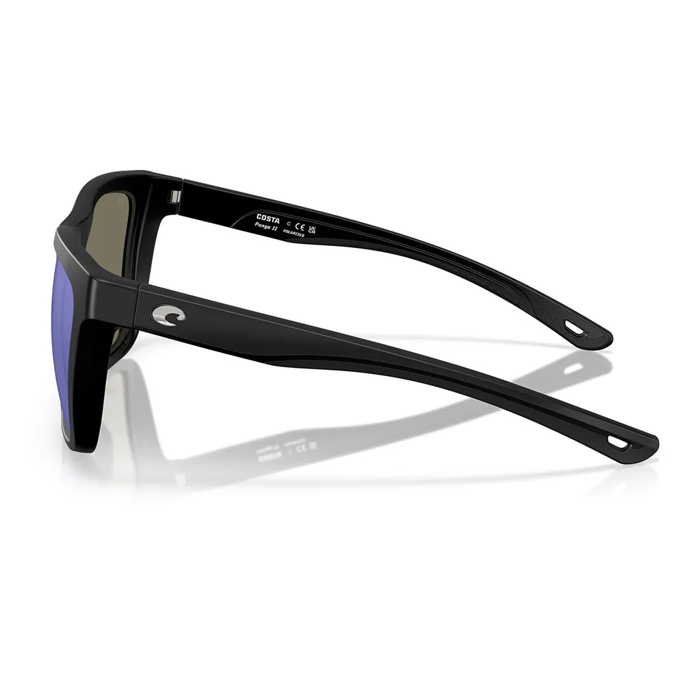 Купить Costa 06s9122-91220657 Поляризационные солнцезащитные очки Panga II Matte Black / Matte Black 20x10x10 Blue Mirror 580G/CAT3 7ft.ru в интернет магазине Семь Футов