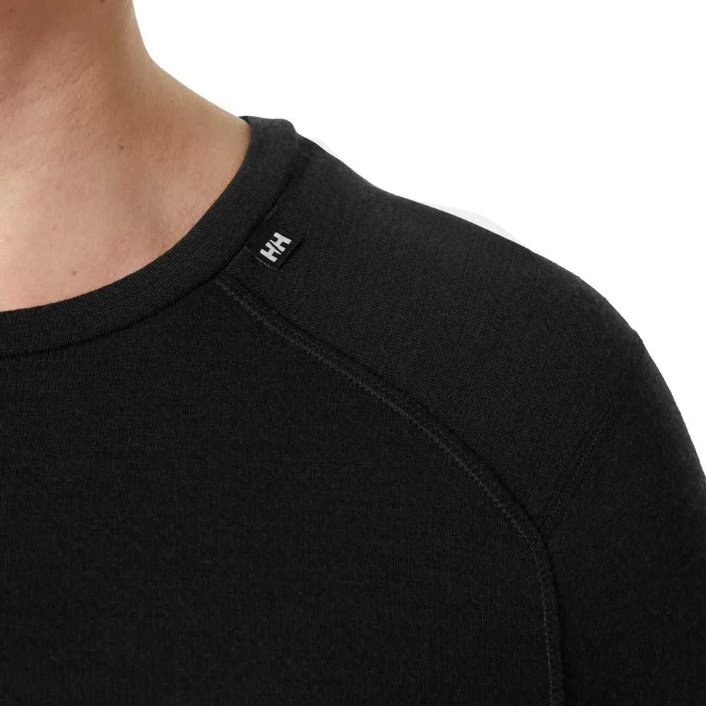 Купить Helly hansen 49541_990-1x Базовый слой с длинным рукавом Lifa Merino Midweight Plus Black 60x40x30 7ft.ru в интернет магазине Семь Футов