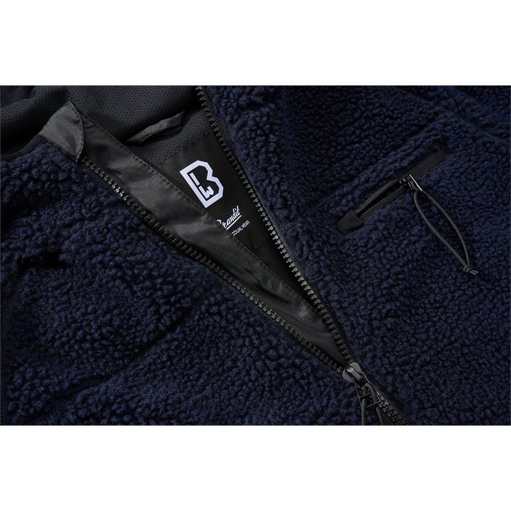 Купить Brandit 5024-8-M Куртка Teddy Worker Голубой  Navy M 7ft.ru в интернет магазине Семь Футов