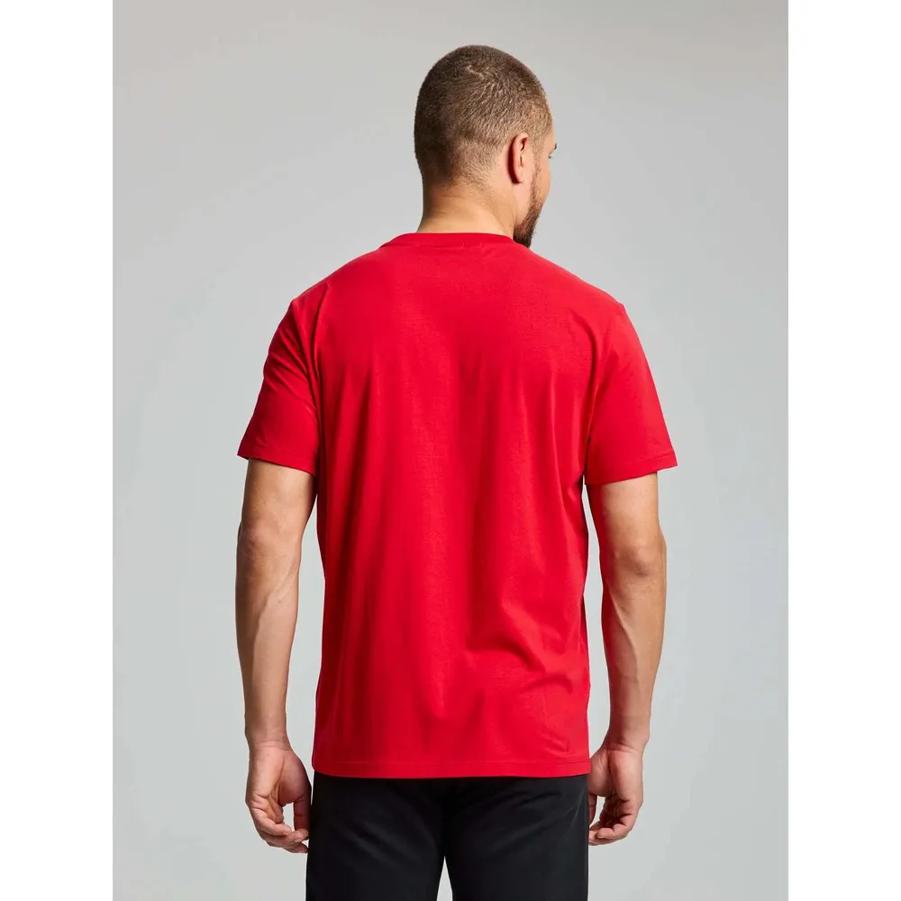 Купить Slam A112007S00-W07-XS Футболка с коротким рукавом Logo Красный Real Red XS 7ft.ru в интернет магазине Семь Футов